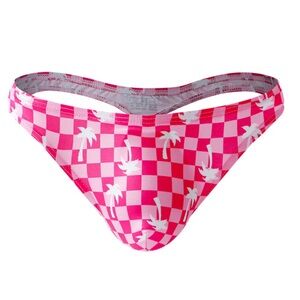 Pink Checkered Malibu MCE Creations Thong